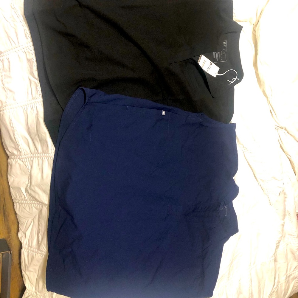 Two FIGS Rafaela tops NWT